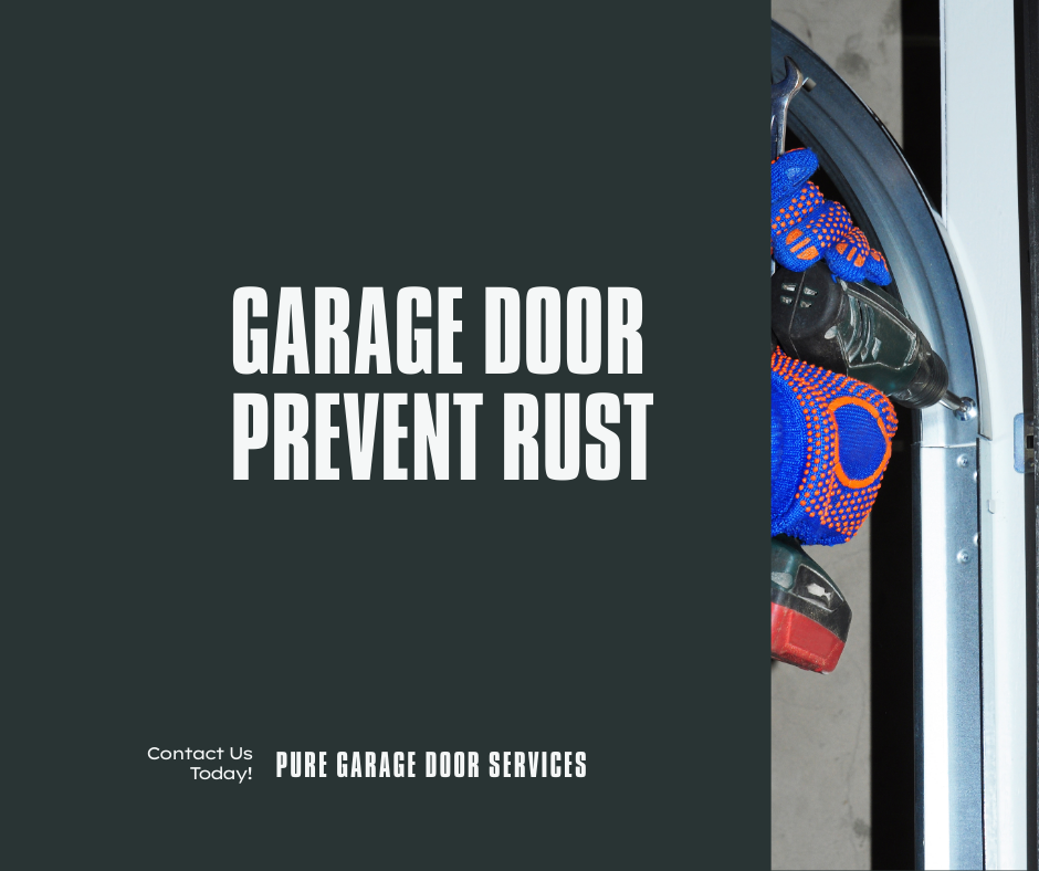 garage door rust remove