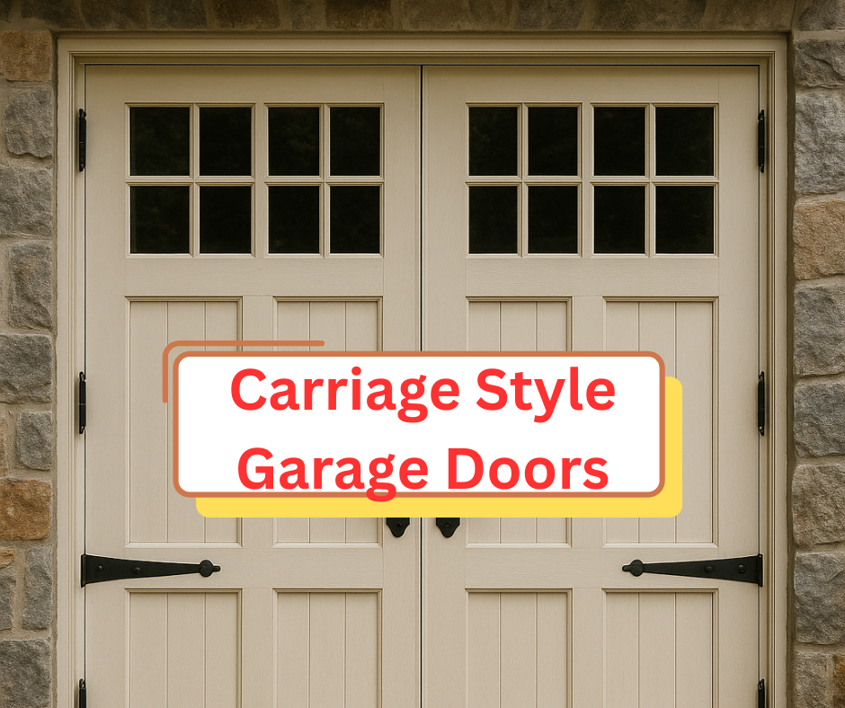 carriage style garage doors